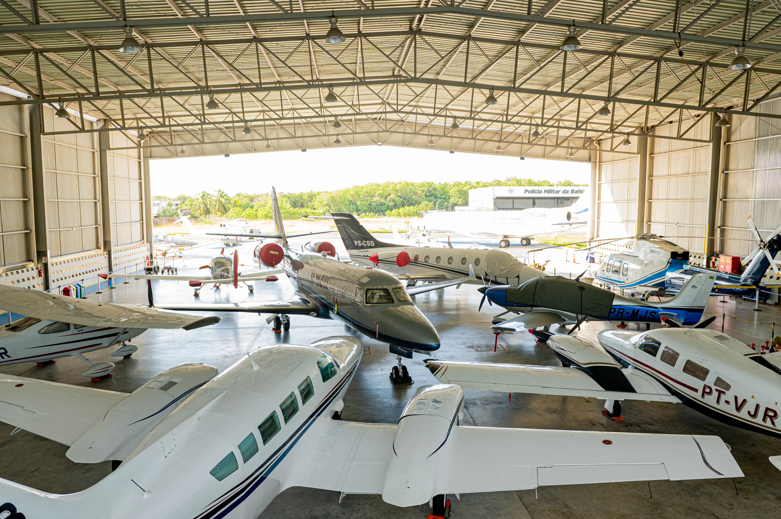 Estrutura para sua aeronave
